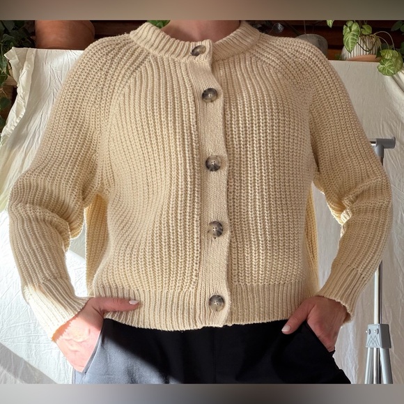 Madewell Rib Raglan-Sleeve Cardigan - Excellent Condition - Picture 6 of 8